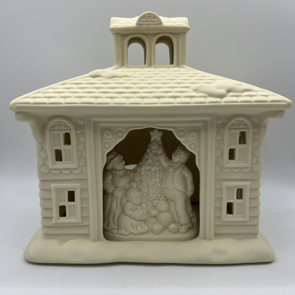 Partylite P0291 Victorian Manor Tea Light Candle Christmas Family -holiday 8x8x5